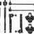 Toyota corolla 2003 - 2008 front end Suspension kit, control arms NEW 2 thumbnail