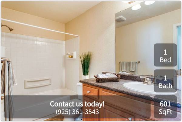 $2,095 / 1br - 601ft2 - 1 Bed, 1 Bath. Great access to public transportation! We're nearby! (concord / pleasant hill / martinez)63797037648899121