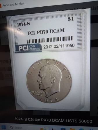 1974-S Eisenhower Silver Dollar 1