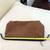 New Sondra Roberts Squared Women’s Brown Suede Clutch Purse Makeup Bag Pouch 11 thumbnail