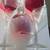 Beautiful 3 piece Red Goblet set to hold candles 4 thumbnail