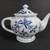 Blue Danube Japan Blue Onion Pattern Porcelain Teapot Excellent 4 thumbnail