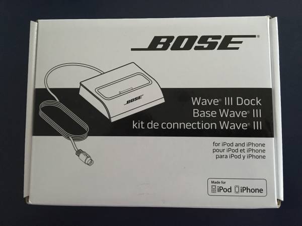 Bose Wave III Dock 1