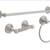 Delta Greenwich 3-Piece Bath Hardware Set with Towel Ring Toilet Paper 1 thumbnail