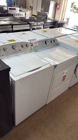 NEW WHIRLPOOL TOP LOAD SET WITH WARRANTY 1