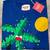 NWT Christmas Sweater XL, Blue with Party Snowman & Palm Tree Scene 4 thumbnail