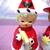 🎁i💗*OMG MR. & MRS. Christmas Holly SNOW COUPLE Set WOW⭐VHTF 2 thumbnail