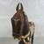 Horse Folk Art Hand Crafted & Brass Accents Vtg. Wood  Sculpture 15" 2 thumbnail