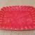 Temptations Tara Lets Celebrate Platter 16" x 11" Red Cookie Plate Cer 1 thumbnail