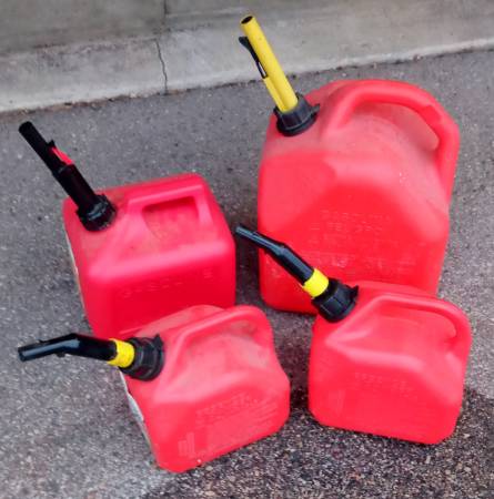 Gas Cans $5 Each 1