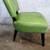 Vintage Crate and Barrel Leather Slipper Chair 8 thumbnail