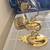 Vintage Brass Candle Wall Sconce Holders 2 thumbnail