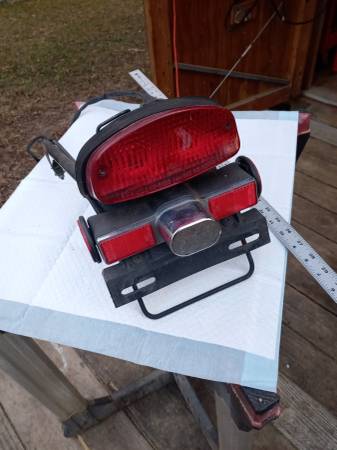 Motorcycle tail light & sub frame pending 1