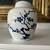 Fitz and Floyd 1976 Vintage Ginger Jar w/Lid Blue On White Floral Pattern 5” 7 thumbnail