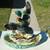 VINTAGE 1950'S CERAMIC FLYING MALLARD DUCK TV LAMP PLANTER LANE & CO 1 thumbnail