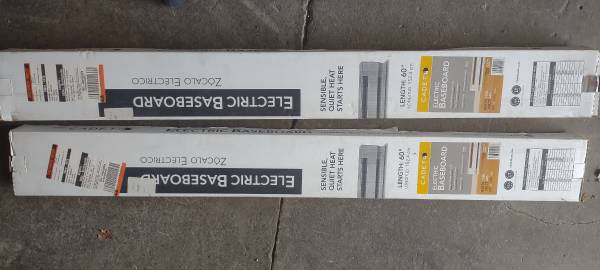Electrice Baseboard 1250 watts 1