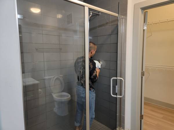 Cleaning team member 1
