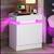 New White 3-Piece LED Bedroom Set – Queen Size 7 thumbnail