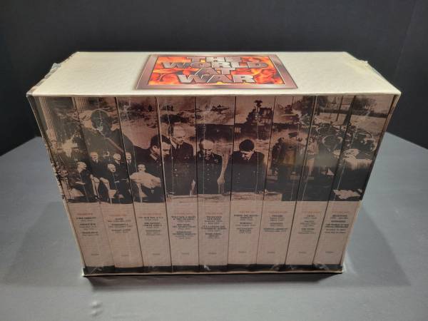 The World At War 9 Volume Box Set [VHS] Documentary History Tapes New 1