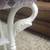 Empire Style Circular Mosaic Top and Painted Swan Neck Pedestal Table 6 thumbnail