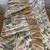 Antique Bedspread Hand Made Twin Quilted w/Attached Skirt 2 thumbnail