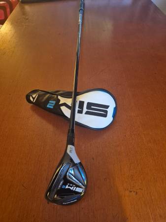 MINT TAYLORMADE SIM 2 MAX #3 19* HYBRID w VENTUS BLUE STIFF & NEW GRIP 1