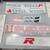 Vintage 1985 to 1991 Suzuki GSX 750 Decals. 2 thumbnail