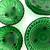 7 Fenton Emerald Green Hobnail Bowls   6” and 4.5” 14 thumbnail
