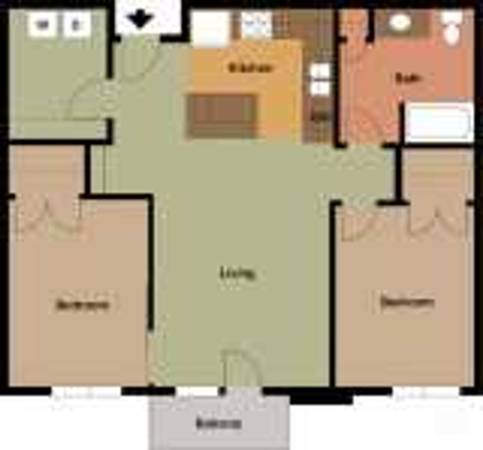 $1,095 / 2br - 889ft2 - 2B/1B, Assigned & Indoor Parking, Controlled Entry (301 2nd Street East, Williston, ND)63663364441473121
