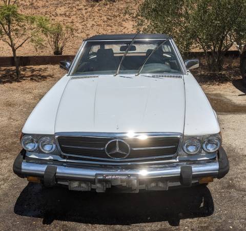 Mercedes-Benz 560sl blanco ártico de 1989 - $9.500 (Valley Center)63469757663491124