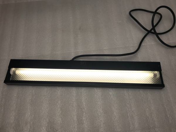 3 Hon 48w x 4d Black Overhead Desk Hutch Task Lights Workbench 1