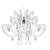 SLAMP $598 LILLIBET SUSPENSION MINI CEILING CHANDELIER LIGHT FIXTURE 1 thumbnail