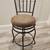 2, Linon Swag 24 in. Swivel Counter Stools 4 thumbnail