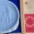 Satin Blue Fenton Plates limited set x 4 -  200 Bicentennial USA 1970s 2 thumbnail