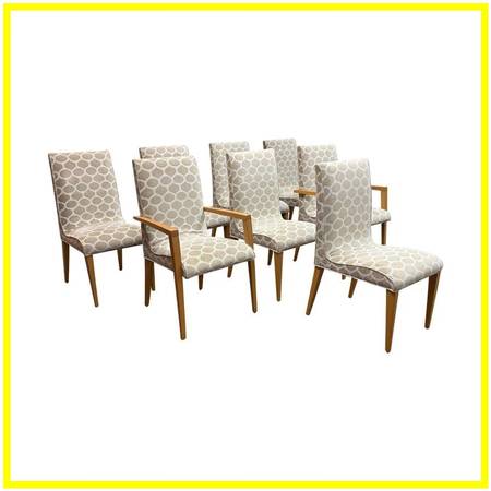 Creative Elegance Ceylon Dining Chairs, Set Of Eight. Estimated Price: 1