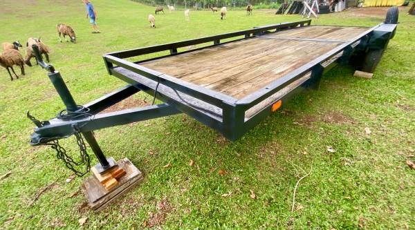 20’ Flatdeck Dual  Axel Trailer, 10000 gvw 1