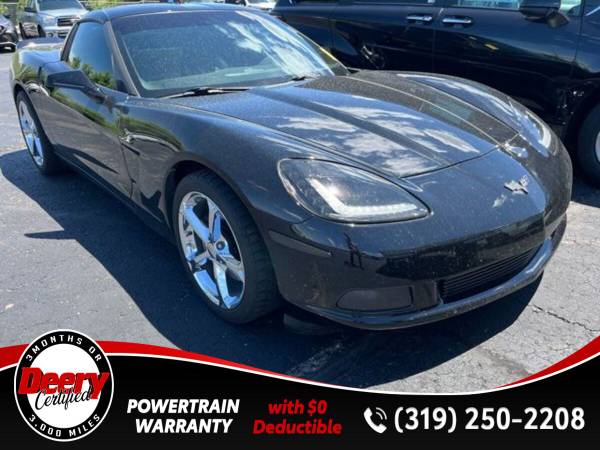 Used 2007 Chevrolet Corvette Base Black 1