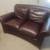 Brown Leather Loveseat For Sale 1 thumbnail