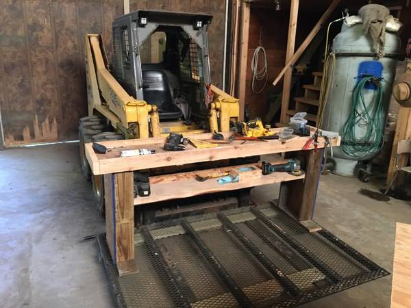 Work platform for pallet forks 1