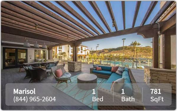 $2,724 / 1br - 781ft2 - Woof! Bark! Meow! Pets Allowed Here! Check us out! (Carlsbad - The Shoppes at Carlsbad)64037045825923121