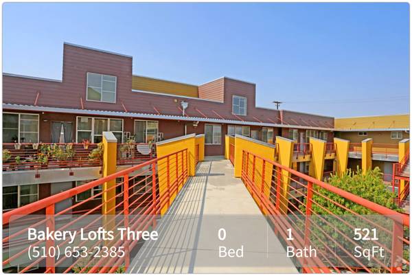 $1,701 / 521ft2 - Convenient location for commuters – On the bus line! Studio bath (Oakland)63880130356481121