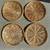 4 x Cute Little Rattan Plates Beige 9.5”x1” 1 thumbnail