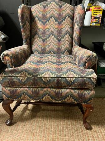 Wing Back Chair 1