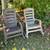 4x Patio Outside Stacking Resin Frame Rocking Chair Seat 3 thumbnail