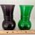 Vintage Anchor Hocking Green and Purple Vases 6.5” 3 thumbnail