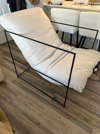 Upholstered pillow top Chair 1