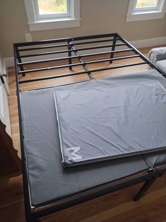 Full-Size Bed Frame + Bunky Board 1