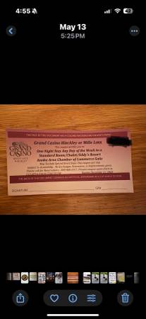 ONE night Grand Casino 🎰 Hinckley or Mille Lac or Eddys or Chalet 1