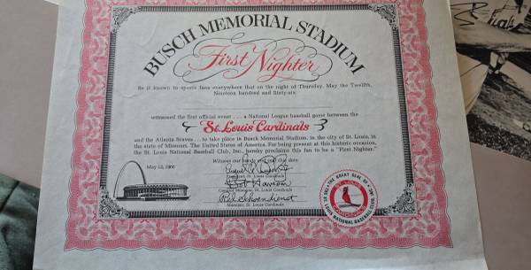 Recuerdos de St Louis Cardinals - $100 (Cedar Rapids)63435617874049121