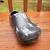 Birki's Black Rubber Clogs With Silver Skulls & Crossbones - L4 (35 25) 5 thumbnail
